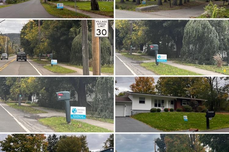 Yard Signs for Dryden Fiber