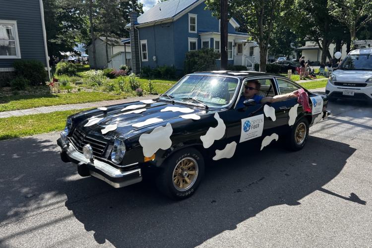 Deputy Supervisor Dan Lamb's Vega at Dairy Day 2026